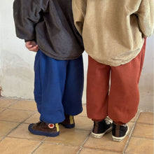 Load image into Gallery viewer, D83512PA-Autumn and winter solid color plus velvet sports casual pants