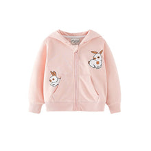 Load image into Gallery viewer, 7145SE-malwee autumn clothing European and American children's hooded windbreaker zipper jacket