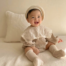 Load image into Gallery viewer, Y9381LS-Lace Large Lapel Baby Cotton Jumpsuit