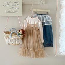 Load image into Gallery viewer, 85007DS-Spring and summer Korean version of girls suspenders puffy dress