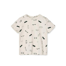 Load image into Gallery viewer, 9296SE-Summer children's casual skateboard print short-sleeved top