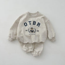Load image into Gallery viewer, Y8352TG-Autumn Bear Letter Printed Long Sleeve Sweater + Pants Two-piece Set