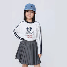 Load image into Gallery viewer, BB2617PCW-秋日美式卡通插肩袖上衣
