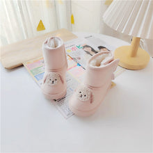 將圖片載入圖庫檢視器 35060AC-卡通加厚保暖兒童魔鬼氈雪靴