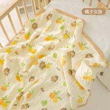 Load image into Gallery viewer, 2076AC-Cartoon Printed Baby Gauze Newborn Soft Absorbent Blanket Bath Towel