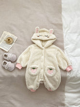 Load image into Gallery viewer, H10022LS-Cute cartoon hooded thick warm clothes