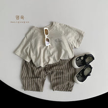 Load image into Gallery viewer, 88032SE-Summer simple and versatile bamboo cotton short-sleeved top