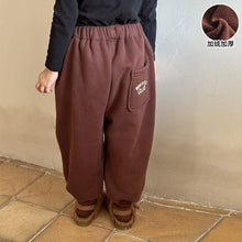 Load image into Gallery viewer, D83382PA-Autumn and winter children's velvet CLUB sports trousers