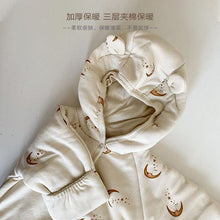 Load image into Gallery viewer, D23284LS-Winter warm ear hooded thick cotton coat