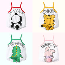 Load image into Gallery viewer, X6575LS-Summer sling cute animal cool series bodysuit