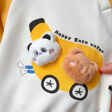 將圖片載入圖庫檢視器 2401357LS-萌趣卡通小熊立體裝飾連身衣