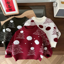 Load image into Gallery viewer, AY403SE-Winter Boys and Girls Fashion Thickened Knitted Pullover