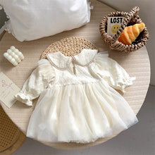 Load image into Gallery viewer, 2401414DS-Spring mesh pearl small fragrance style skirt