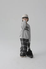 Load image into Gallery viewer, BB2463PCW-Autumn and winter Japanese style boys and girls brushed plaid straight trousers