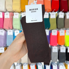 Load image into Gallery viewer, M-1605AC-Korean MARIAN Morandi color long tube socks for adults (5 pairs minimum order, can be mixed colors)