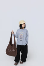 Load image into Gallery viewer, BB2620PCW-秋日趣味兔子印花長袖上衣