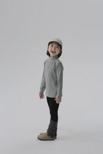 Load image into Gallery viewer, BB2464PCW-Autumn and winter children's high collar solid color parent-child inner top