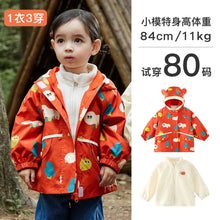 Load image into Gallery viewer, 5Q3WT080SE- Spring children's three-proof jacket