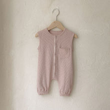 Load image into Gallery viewer, Y9338LS-Spring and Autumn Baby Pocket Open-Chest Sleeveless Bodysuit