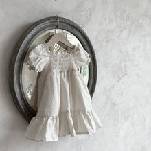 Load image into Gallery viewer, Y6315DS-Summer small fresh bubble sleeve floral pleated dress