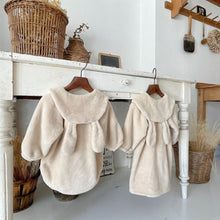 Load image into Gallery viewer, Y93113LS- Plush rabbit ears men and women hooded sweater