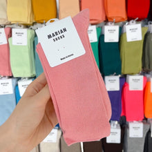 Load image into Gallery viewer, M-1605AC-Korean MARIAN Morandi color long tube socks for adults (5 pairs minimum order, can be mixed colors)