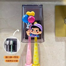 Load image into Gallery viewer, 51701AC-No-punch creative toothpaste squeezing tool cute toothbrush cup toothpaste washing set