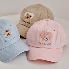 Load image into Gallery viewer, 369AC-Summer cute bear sun protection baseball cap
