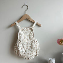 Load image into Gallery viewer, Y5310LS-Baby sweet floral padded overalls