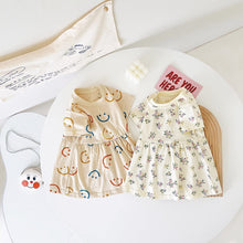 Load image into Gallery viewer, MDBDS2241DS-Summer Korean cotton short-sleeved floral dress