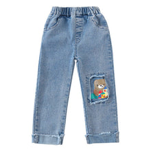 Load image into Gallery viewer, C83920PA-Fashionable cartoon casual jeans for boys and girls