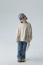 Load image into Gallery viewer, BB2448PCW-Autumn Japanese style boys and girls snow velvet thin loose pullover parent-child tops
