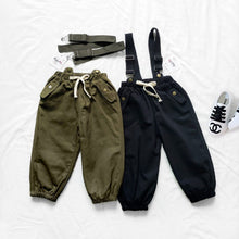 Load image into Gallery viewer, 23033PCW-Japanese style boys and girls casual overalls parent-child wear