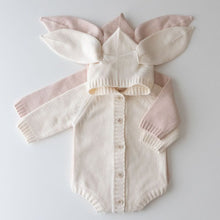 Load image into Gallery viewer, 101818LS-23 Autumn new Korean version baby clothes ins style rabbit shape children's jumpsuit baby knitted sweater