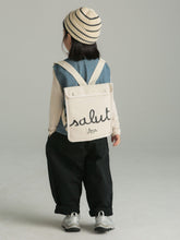 將圖片載入圖庫檢視器 BB2338PCW-秋冬韓系純色牛仔親子馬甲背心