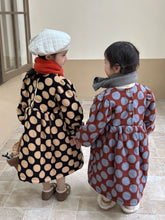 Load image into Gallery viewer, D83323DS-Winter large polka dot plus velvet dress