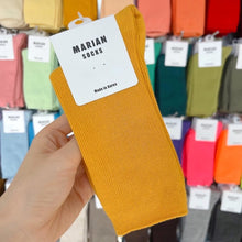 Load image into Gallery viewer, M-1605AC-Korean MARIAN Morandi color long tube socks for adults (5 pairs minimum order, can be mixed colors)