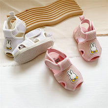 Load image into Gallery viewer, 12541074AC-Summer mesh breathable fish mouth rabbit sandals
