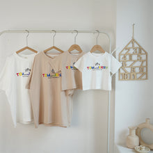 Load image into Gallery viewer, 625080PCW-Summer Korean style short-sleeved cartoon loose parent-child tops