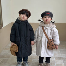 Load image into Gallery viewer, D83075SE-Winter plus fleece mid-length imitation rabbit fur cotton windbreaker