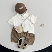 Load image into Gallery viewer, 23071SE-Simple style children's cotton versatile short-sleeved top