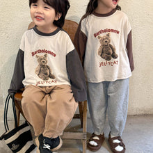 Load image into Gallery viewer, Q83031SE- Spring and Autumn Loose Cotton Bear Long Sleeve Top