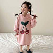 Load image into Gallery viewer, C85080DS-Loose and stylish girls hooded sweater dress