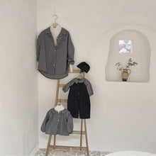 Load image into Gallery viewer, Y9622LS-春夏季嬰兒單排扣背帶長版連身爬服&兩件套&三件套