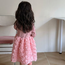 Load image into Gallery viewer, Y7023DS-Spring and Summer Flower Puffy Mesh Skirt