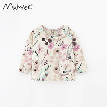 Load image into Gallery viewer, 7530SE-Autumn round neck long sleeve floral top for children