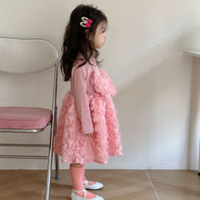 Load image into Gallery viewer, Y7023DS-Spring and Summer Flower Puffy Mesh Skirt