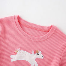 Load image into Gallery viewer, 8921DS-Autumn Pony Long Sleeve Casual Girls Dress