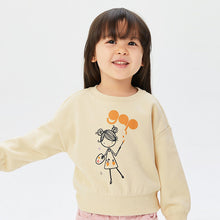 Load image into Gallery viewer, <Taiwan Pavilion> 8615se-malwee round neck printed long sleeve casual girl balloon top