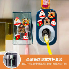 Load image into Gallery viewer, 51701AC-No-punch creative toothpaste squeezing tool cute toothbrush cup toothpaste washing set